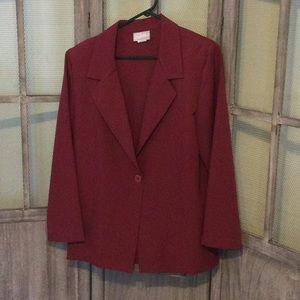Women’s Blair jacket/blazer Size M. Maroon